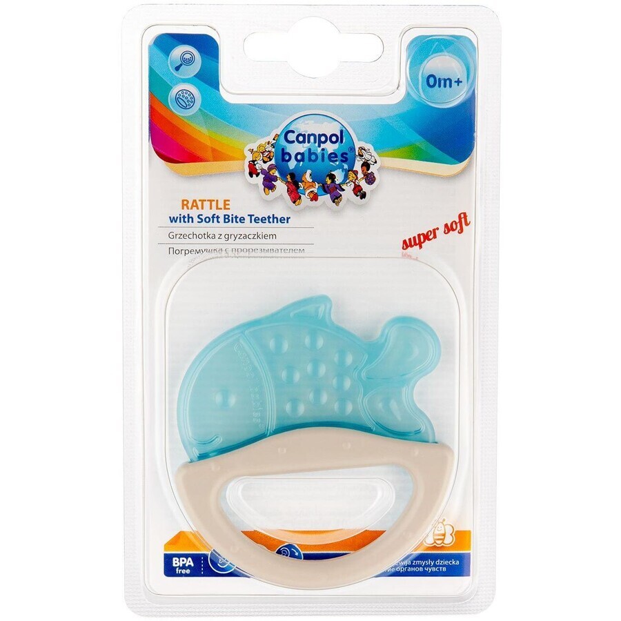 Baby Canpol Baby rattle with teether