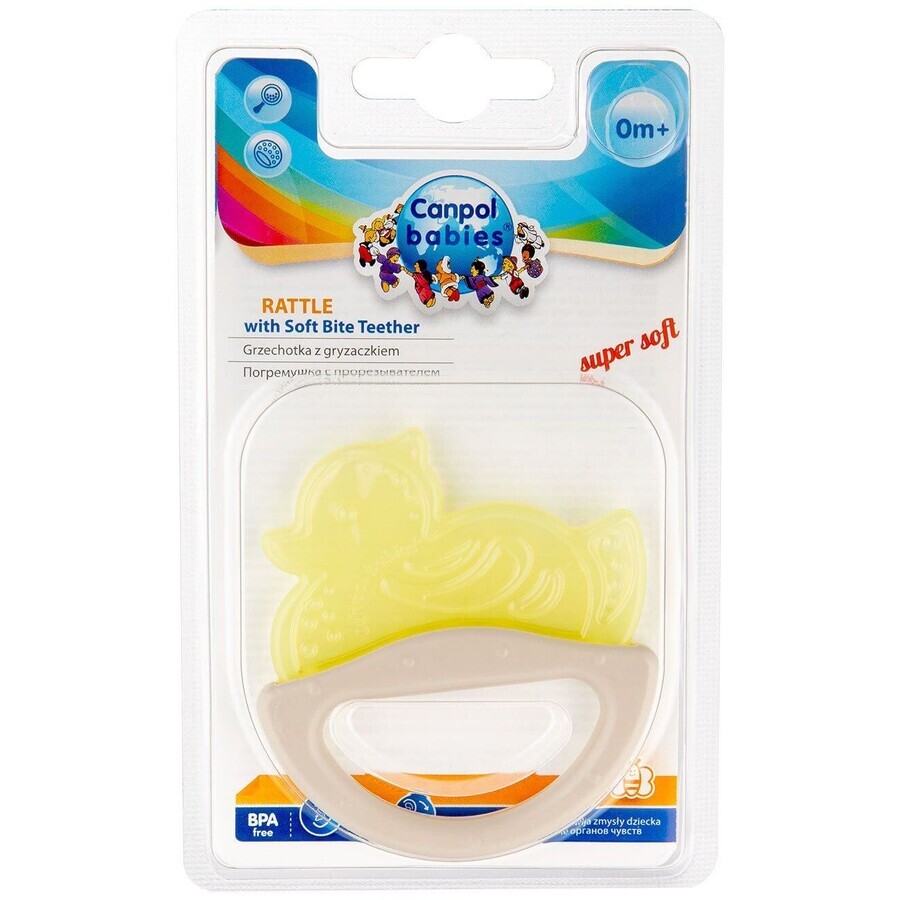 Baby Canpol Baby rattle with teether