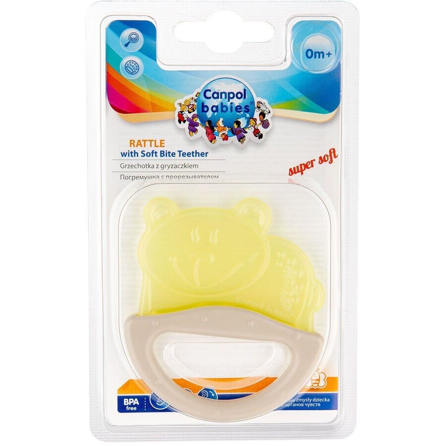 Baby Canpol Baby rattle with teether