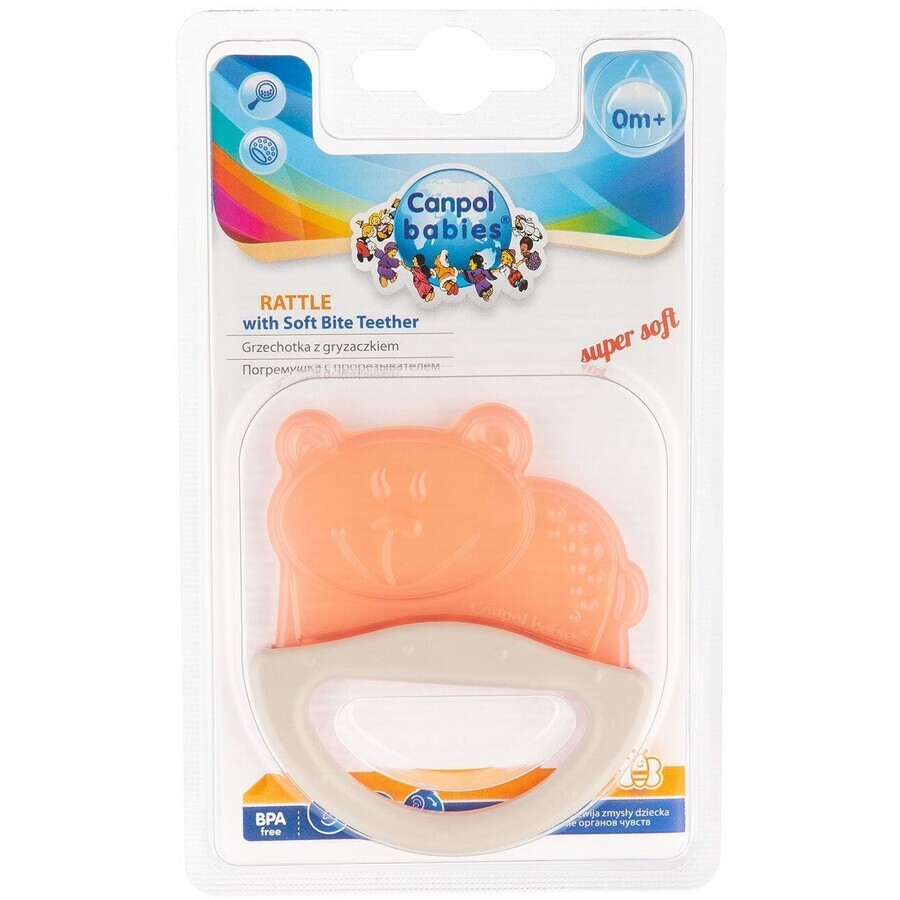 Baby Canpol Baby rattle with teether