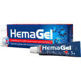 HemaGel gel para el tratamiento de heridas superficiales 5 g