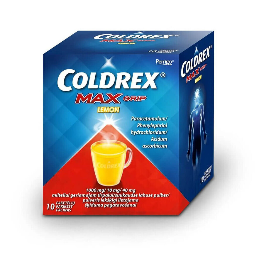 Coldrex MaxGrip Lemon 10 sachets