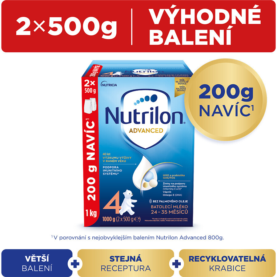 Nutrilon 4 latte per bambini in polvere 1000 g