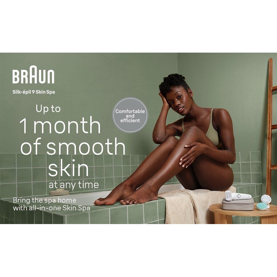 Braun Silk-épil 9, Epilator 9-041, white/silver