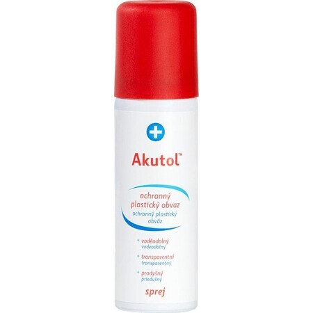 AvePharma Akutol spray venda protectora de plástico, spray propulsor 60 ml