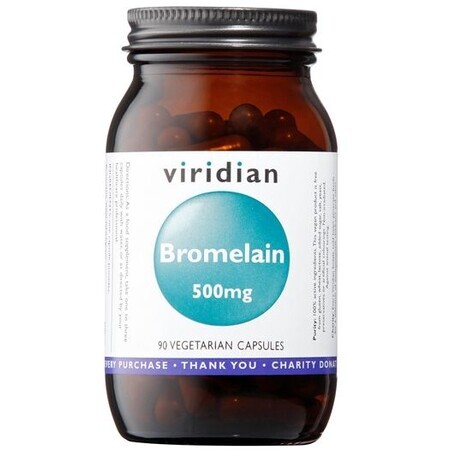 Viridian Bromelain 500mg 90 Kapseln