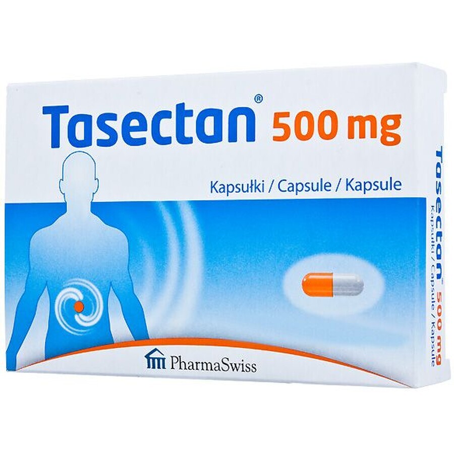 Tasectan 500mg, 15 capsules