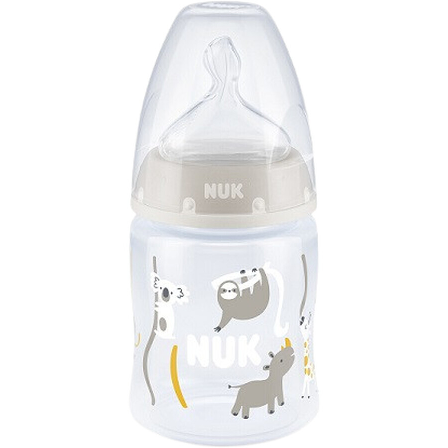 Nuk First Choice Baby Bottle Temperature control beige 150 ml