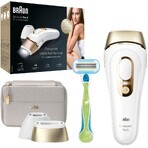 Braun Braun Silk-expert Pro 5 PL5154, IPL pentru femei, epilare de lungă durată, alb/galben