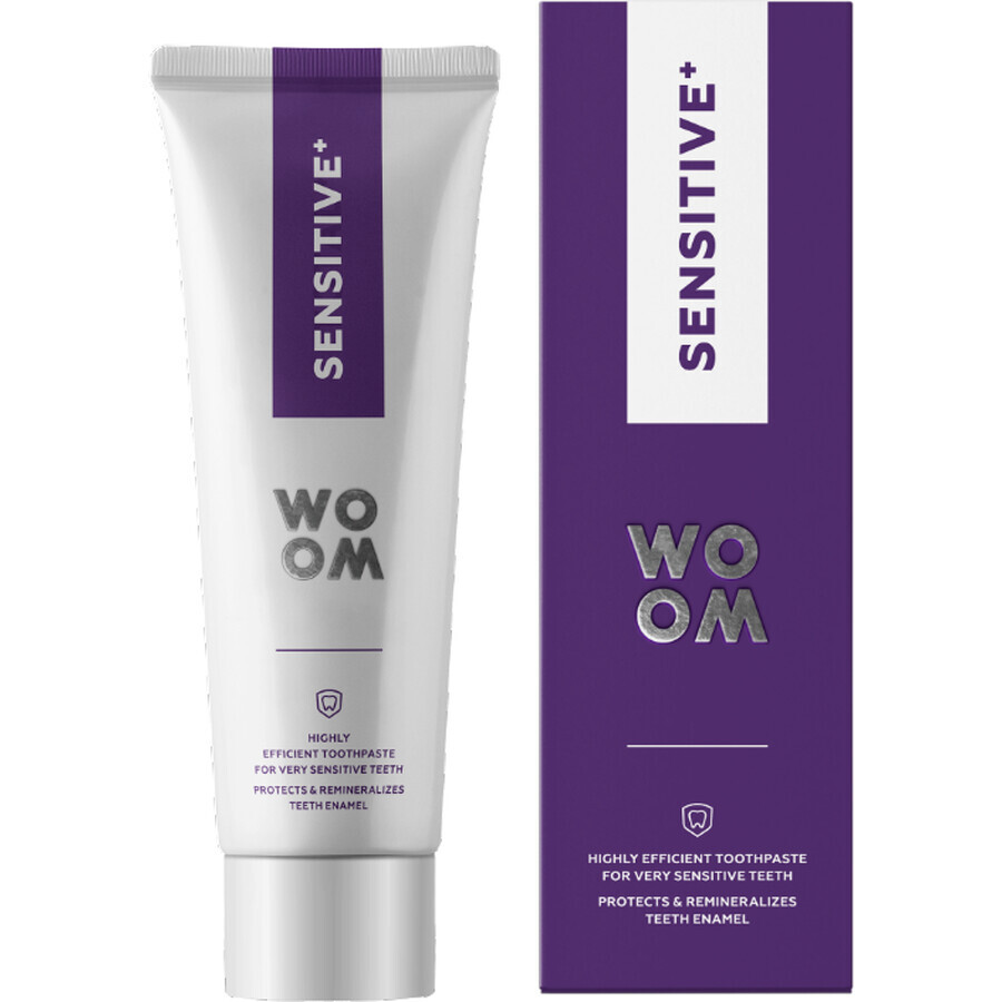 Woom Sensitive+ dentifricio 75 ml