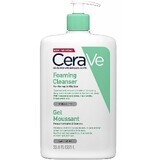 CeraVe Gel detergente schiumoso per pelli da normali a grasse 1 litro