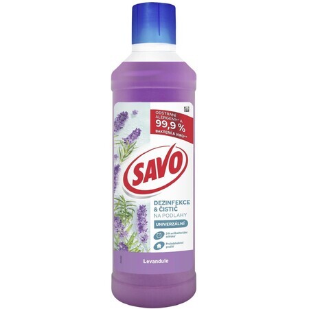 Disinfettante e detergente per pavimenti Savo Lavanda 1 litro