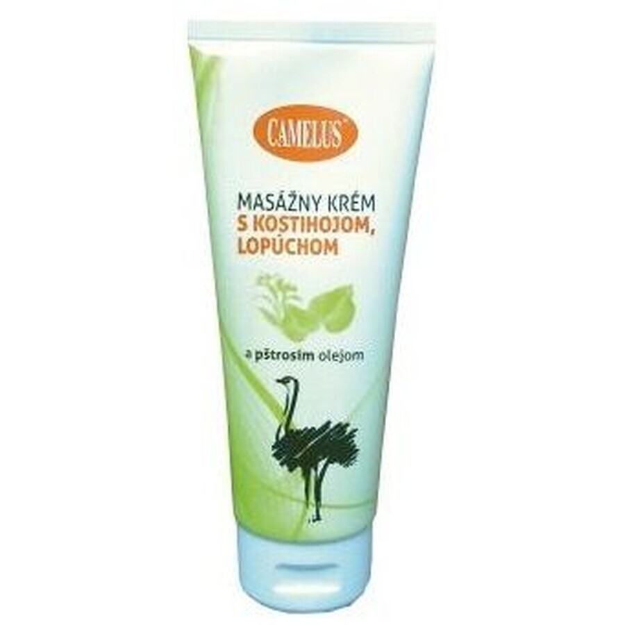 Camelus Crema da massaggio con basilico, bardana e olio di struzzo 100 ml