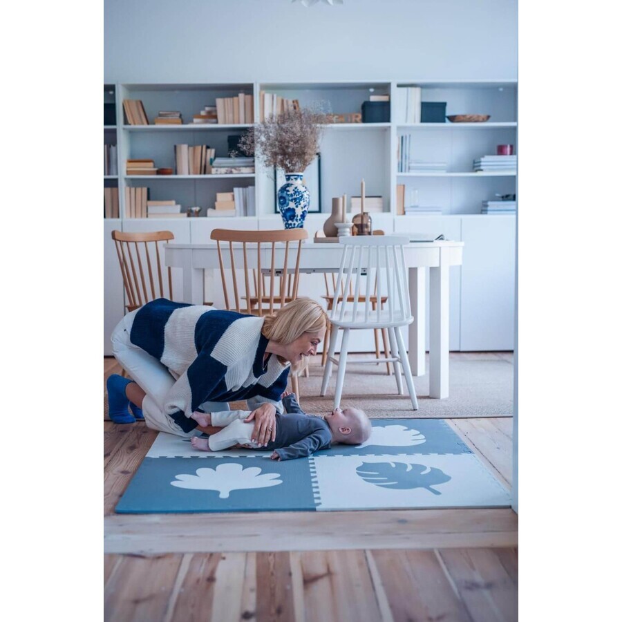 MoMi FELI, tappetino in schiuma per puzzle nero