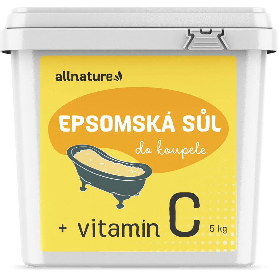 Allnature Sal Epsom Vitamina C 5 kg