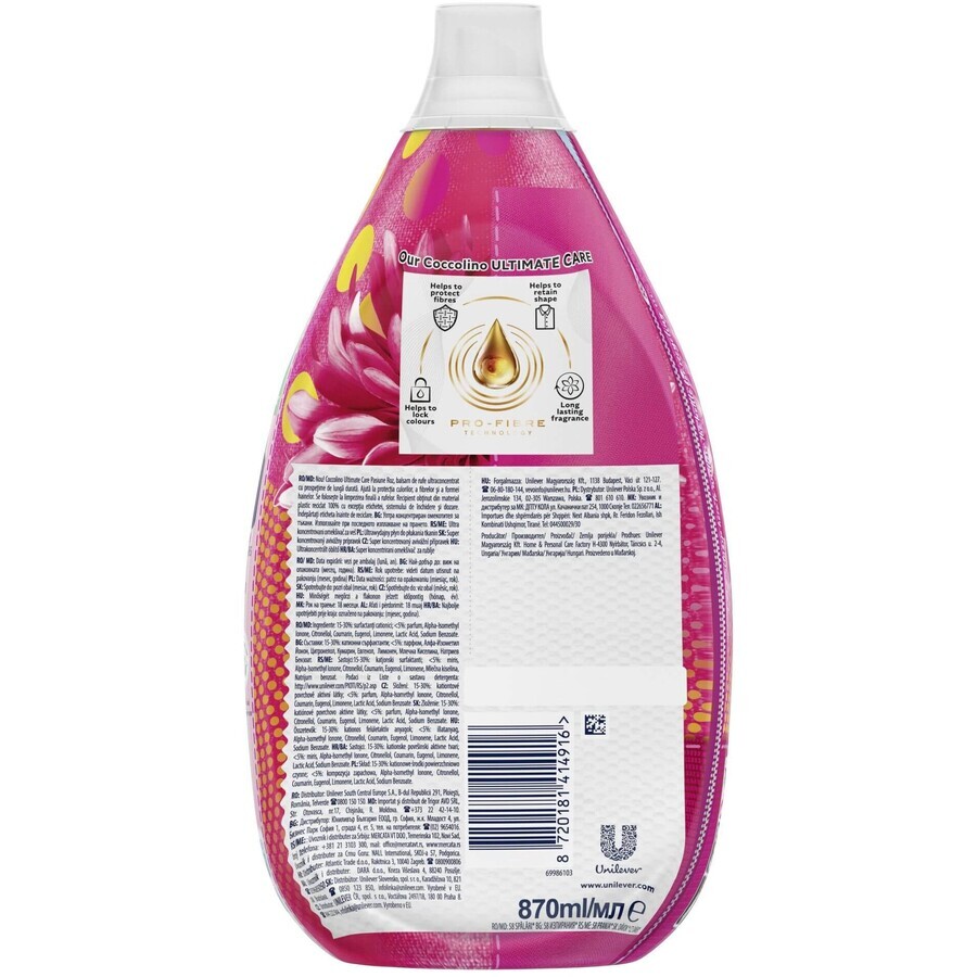 Coccolino Fuchsia passion Wäschepflegemittel 870 ml