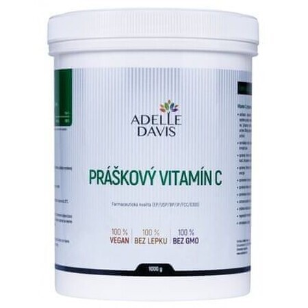 Adelle Davis Vitamina C en polvo 1000 g