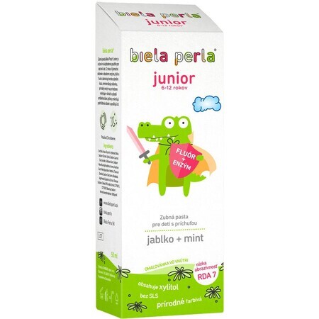 Toothpaste White Perla Junior (6-12 years) 50 ml