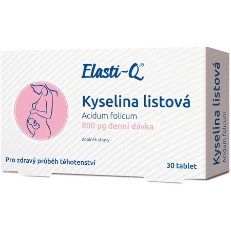 Elasti-Q Folic acid 800 μg, 30 tablets