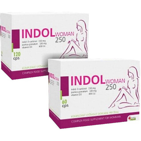 Indol VROUW 250 ACTIE 180 capsules