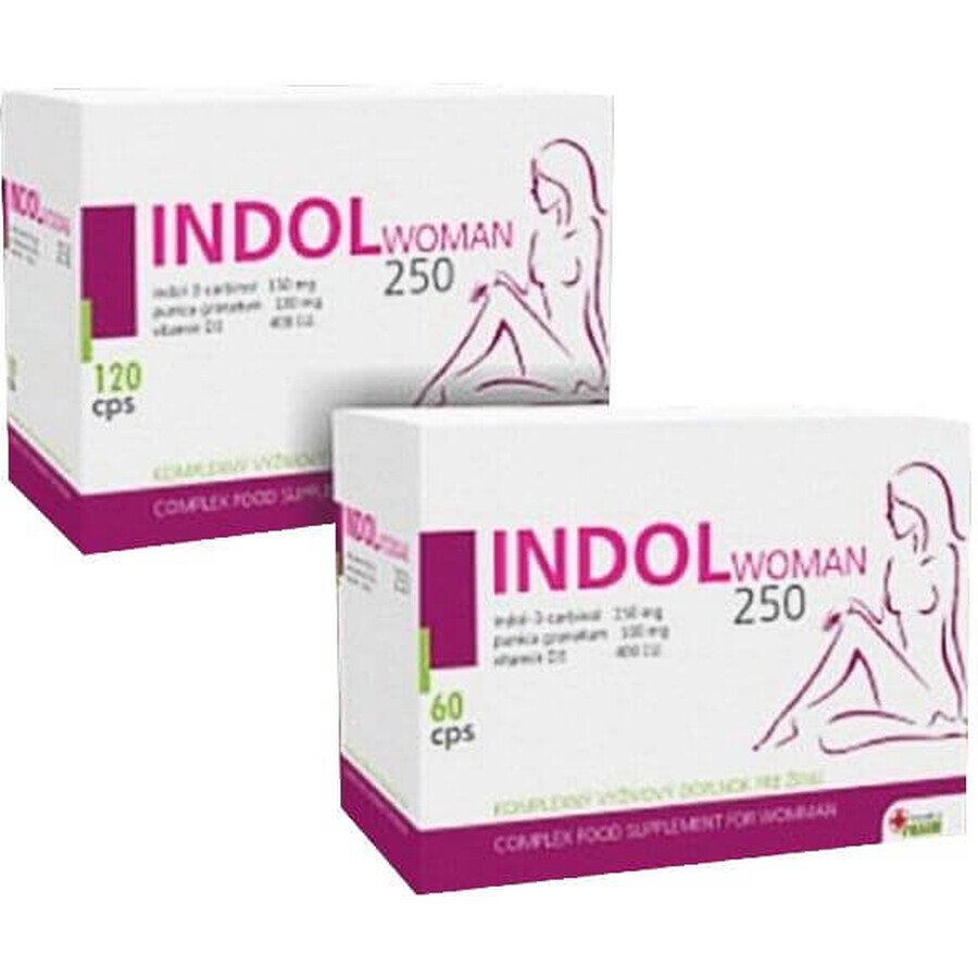 Indol VROUW 250 ACTIE 180 capsules