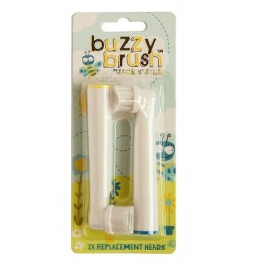 Jack N' Jill Buzzy Brush spazzolino elettrico di ricambio - NUOVO 2 pz.