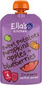 Ella&#39;s Kitchen Patata dolce biologica, zucca e mela 120 g