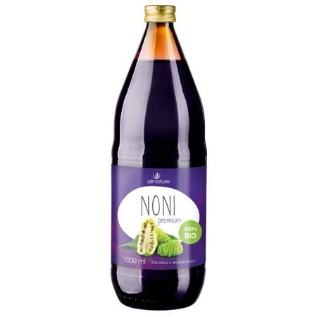 Zumo Allnature Organic Premium Organic Noni 100% 1 litro