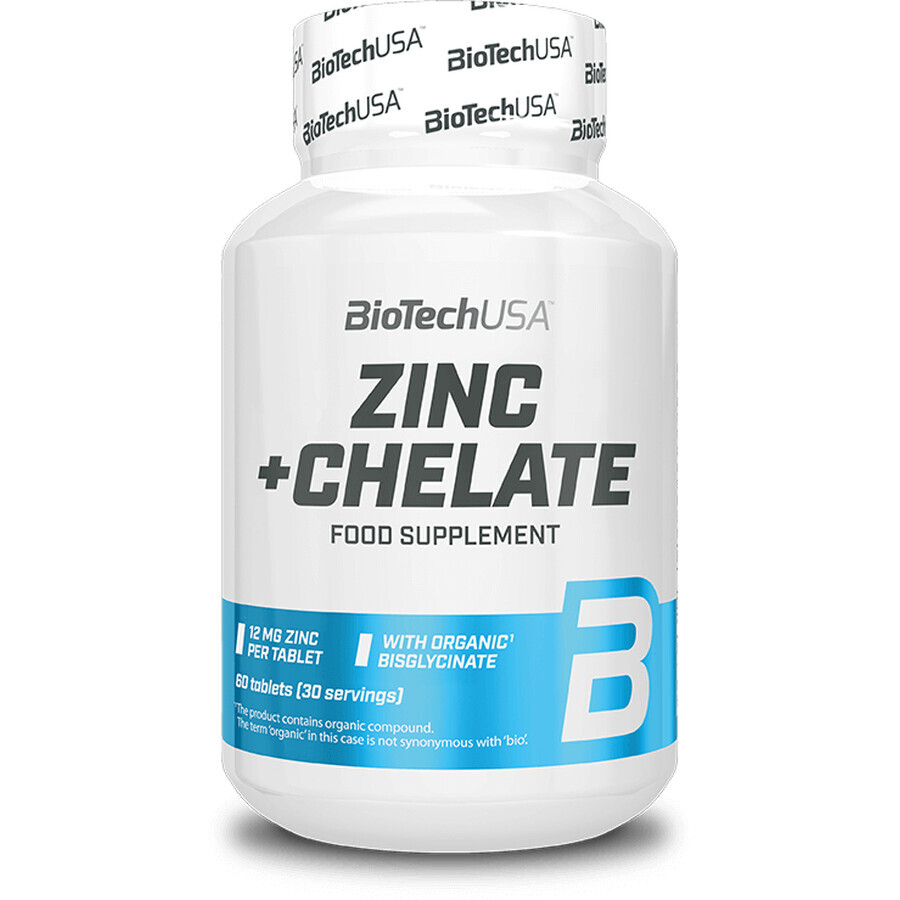 BiotechUSA Zinc + Chelate 60 capsules