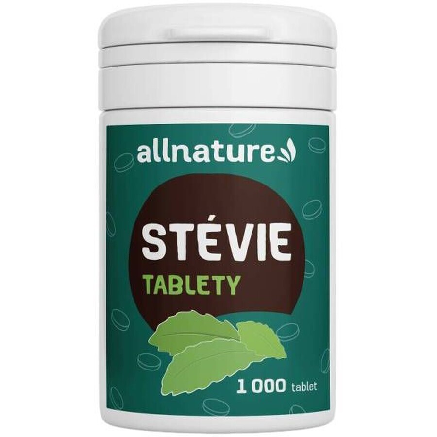 Allnature Stevia Tablet 1000 tabletten