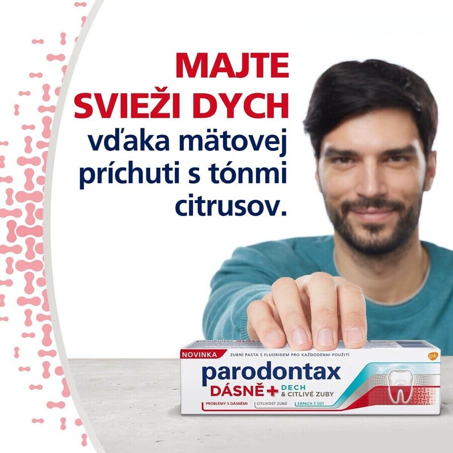 Parodontax Dentifricio gengive + alito e denti sensibili 75 ml