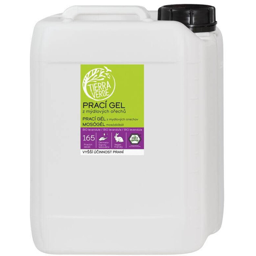 Gel di sapone Tierra Verde con olio essenziale di lavanda biologica 5 l