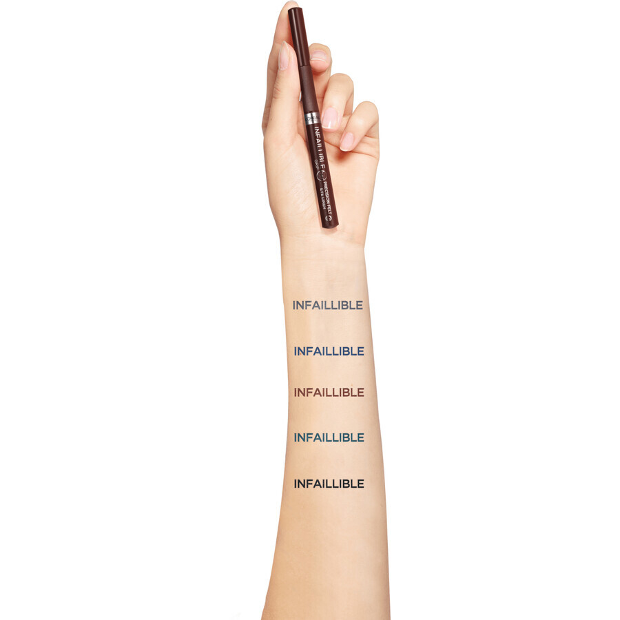 L'Oréal Paris Infaillible Grip 27H Präzisionsfilz Eyeliner braun, 1 g