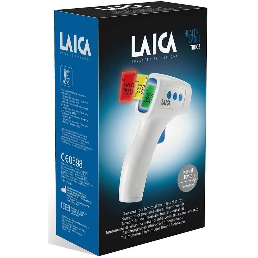 Laica TH1003 digital infrared non-contact forehead thermometer