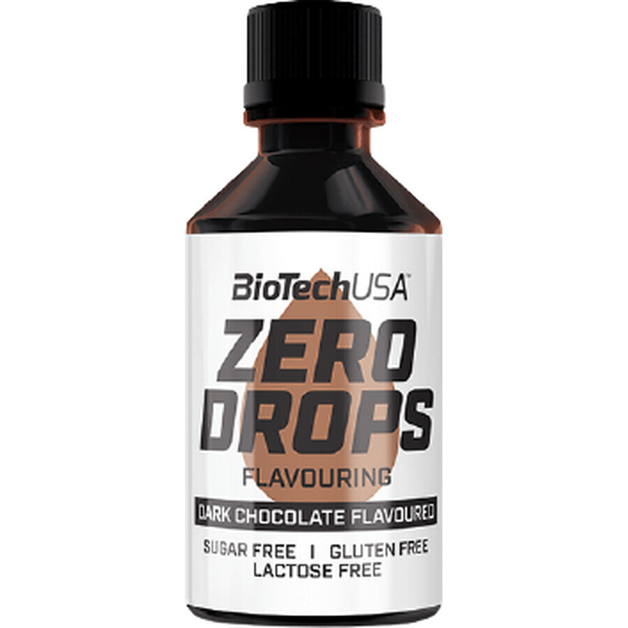 BiotechUSA Flavouring Drops Zero Drops Dark Chocolate 50 ml