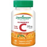 Jamieson Vitamin C Gummies Gelatin with orange flavor 60 pcs