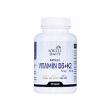 Adelle Davis Vitamina D3+K2 60 cápsulas