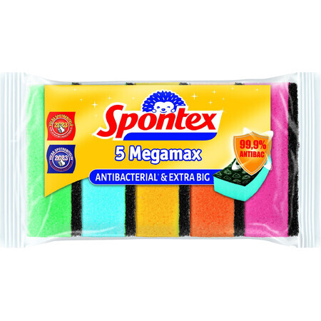 Spontex Megamax, Spugne per piatti 5 pz.