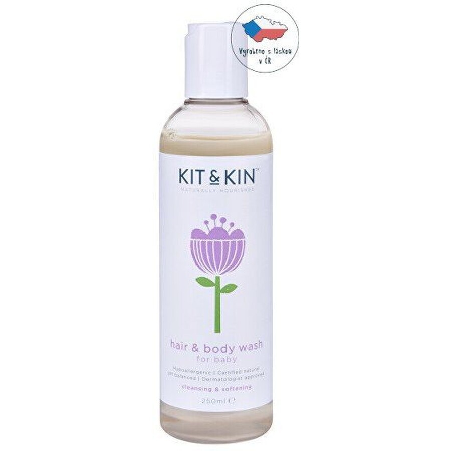 Kit & Kin Haar & Lichaam Shampoo 250 ml