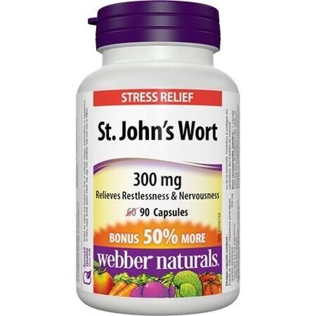 Webber Naturals Erba di San Giovanni 300 mg 90 capsule