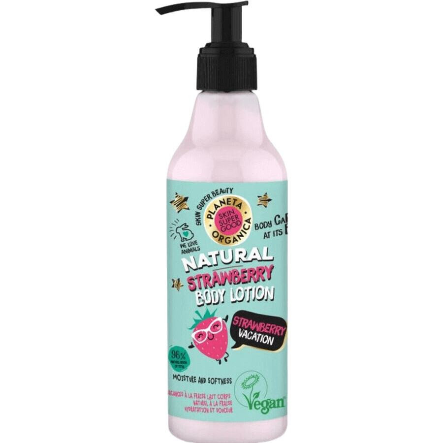 Natura Siberica Planeta Organica - Fragola Holiday - Lozione corpo alla fragola 250 ml