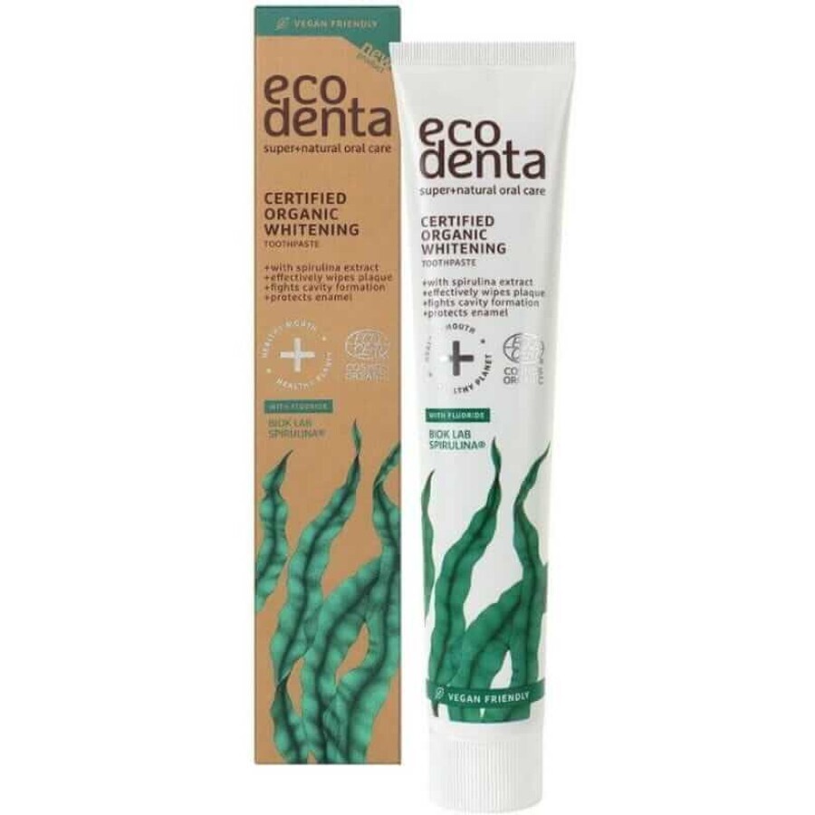 Dentifrice blanchissant à la spiruline 75 ml Ecodenta