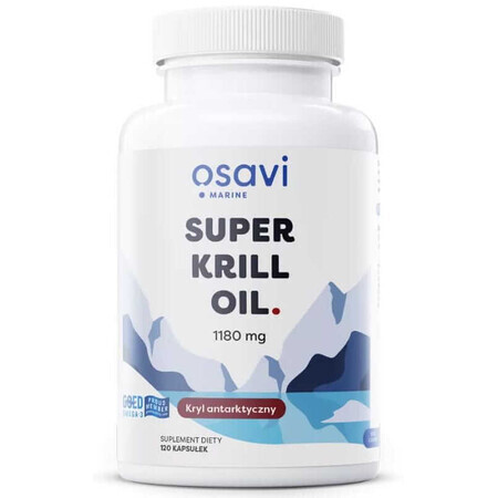 Olio di krill super 1180 mg 120 capsule Osavi