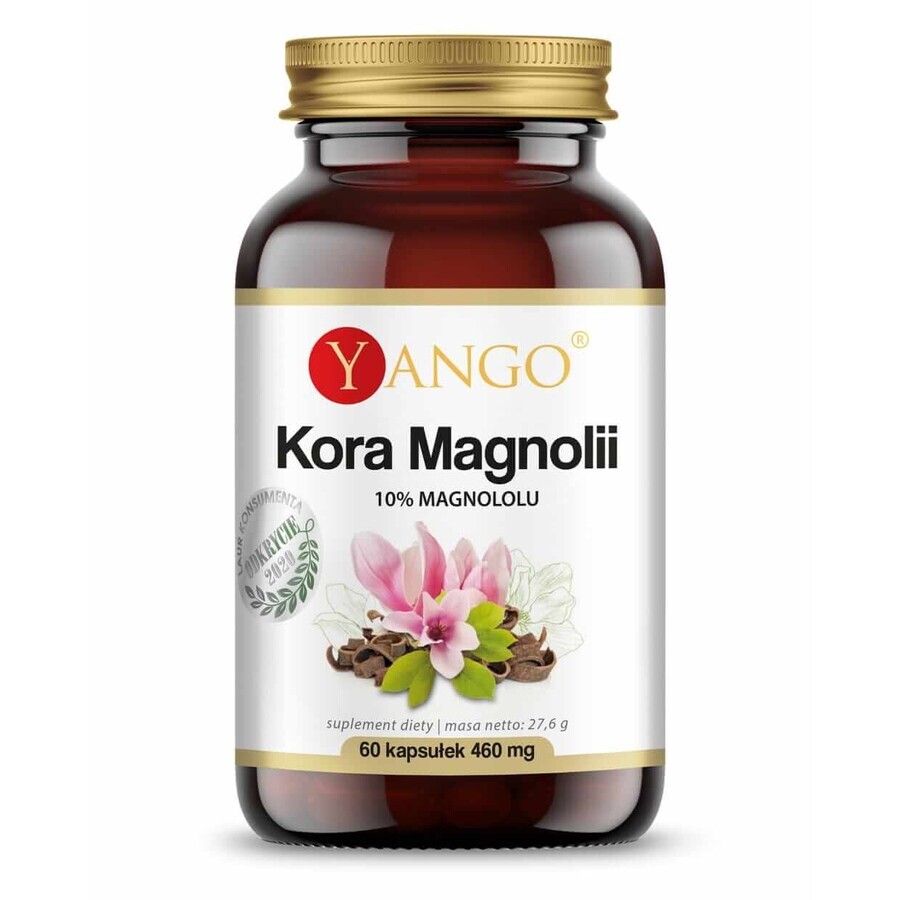 Scoarță de magnolie 10% Magnolol 460mg 60 capsule, Yango