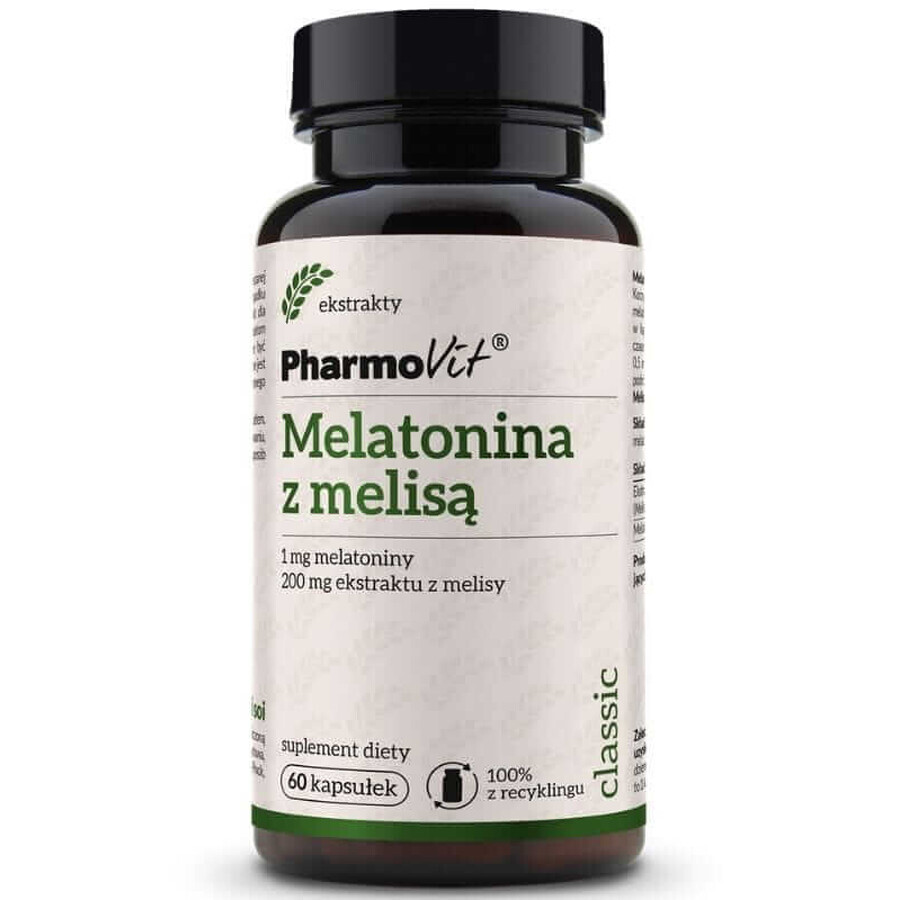 Melatonina con melissa 60 capsule Pharmovit Classic