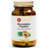 Bromelain papain - 90 capsules Yango