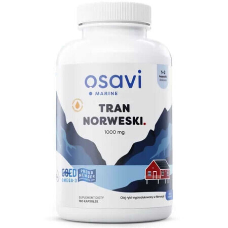 Osavi Tran Noorse Citroen 1000 mg, 180 zachte capsules