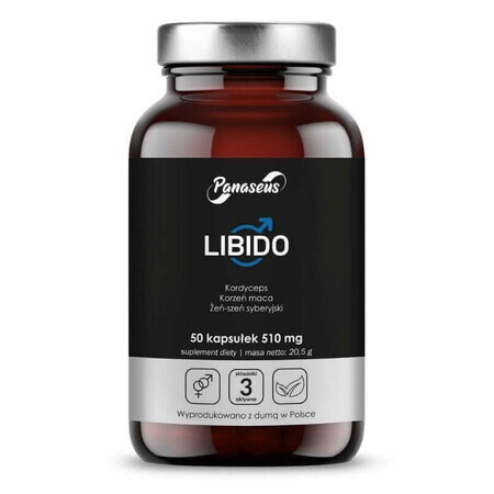 Libido Panaseus 50 capsule per uomo