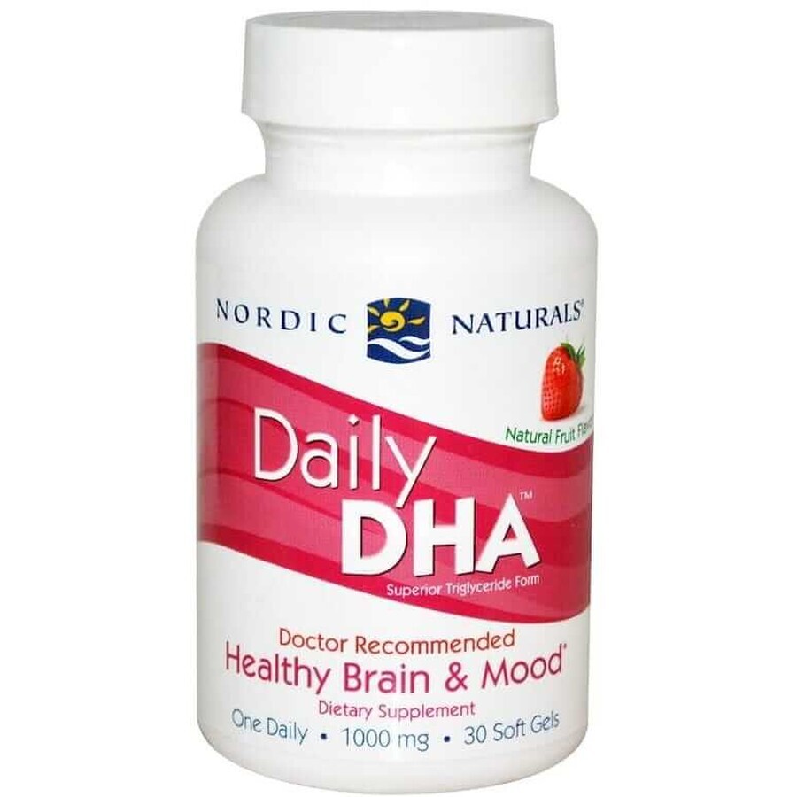 Daily DHA Omega Strawberry (30 caps) Nordic Naturals