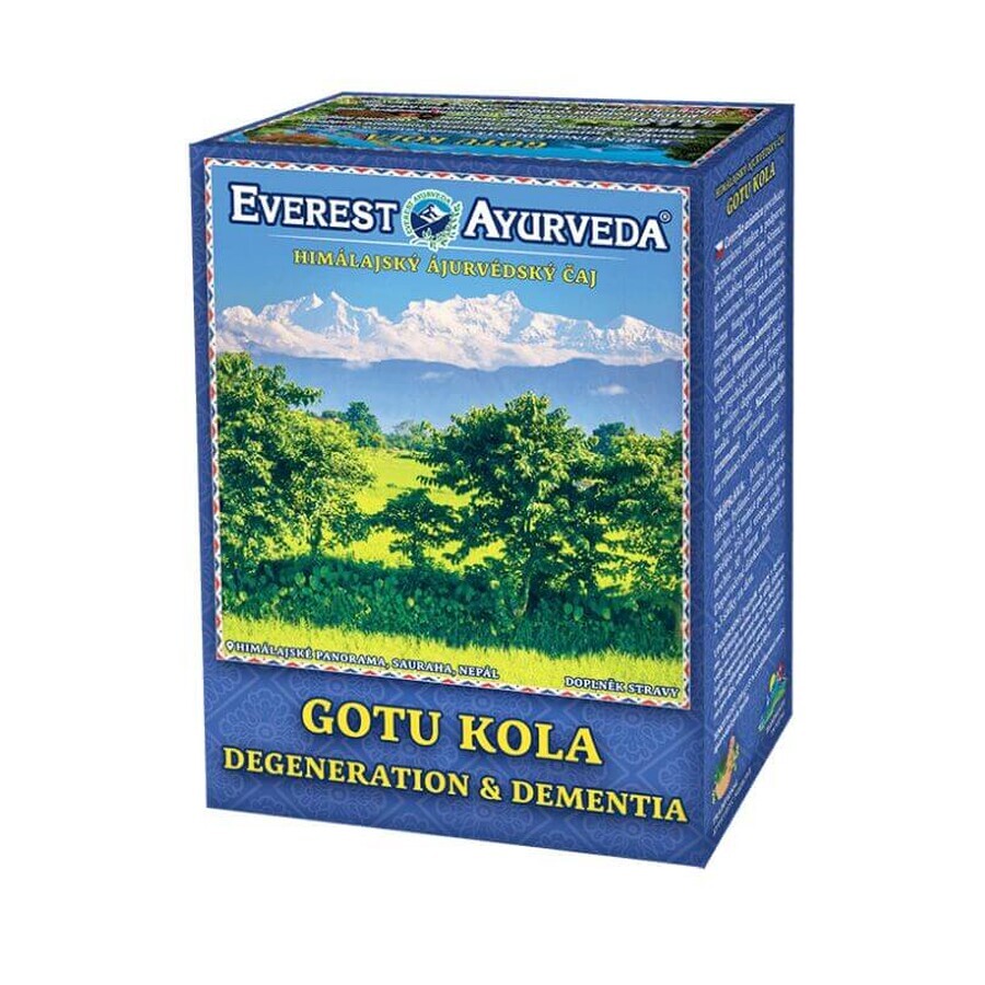 Tè ayurvedico GOTU KOLA Degenerazione delle funzioni cerebrali 100g Everest Ayurveda